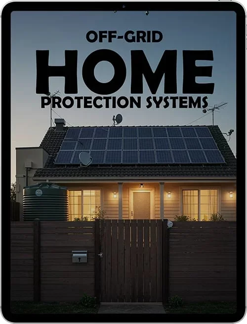 off grid home protection system setup without electricity